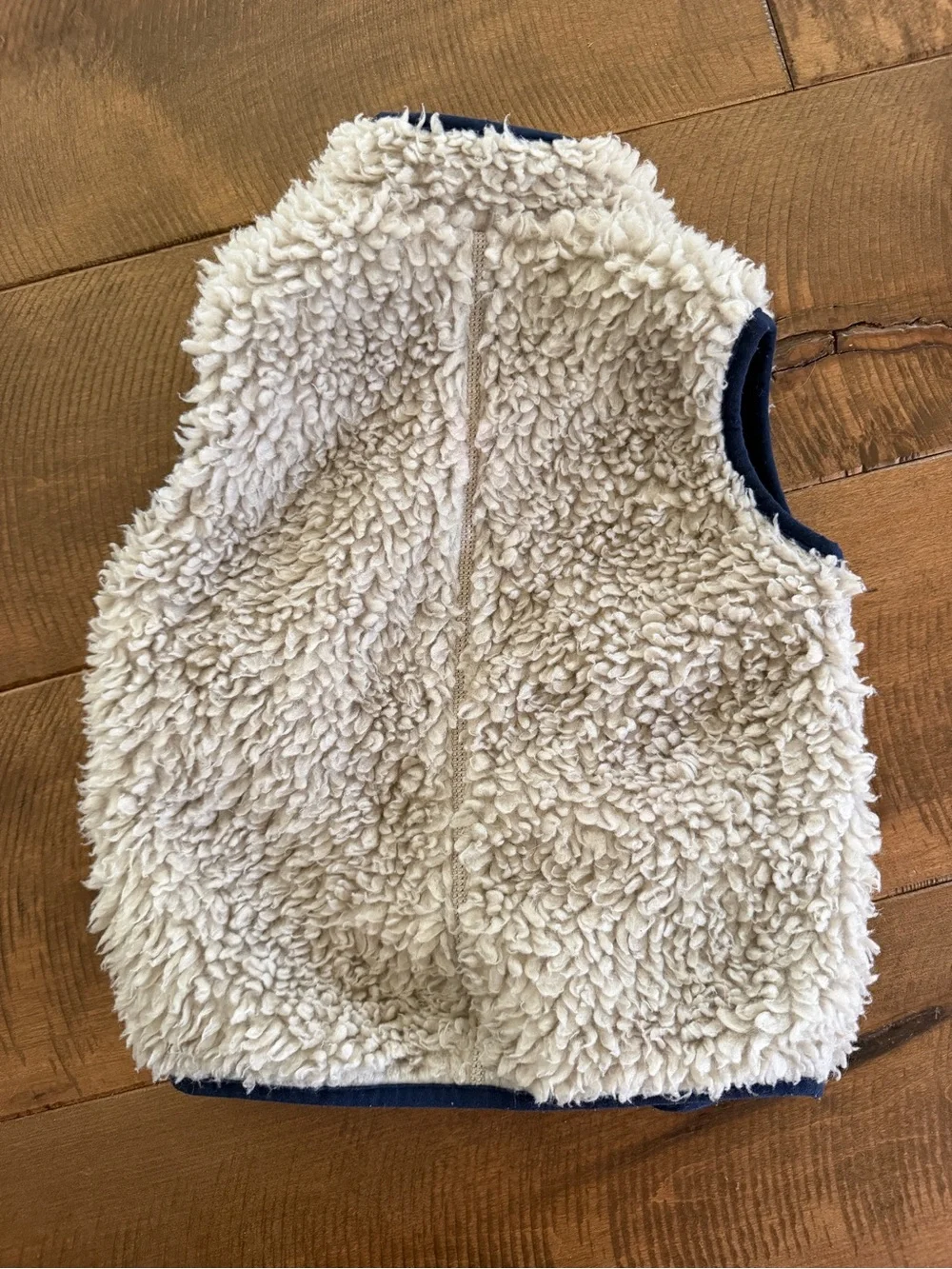 Patagonia Kids Cream Sherpa Vest, 12-18m